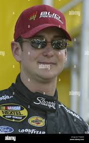 Kurt Busch, the 2004 NASCAR Nextel Cup Champion, and his companion Eva  arrive for the NASCAR Awards Banquet at New York's Waldorf Astoria Hotel
