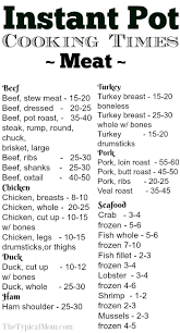 Free Printable Instant Pot Cooking Times Sheet Meat Beans Veggies Instant Pot Instant Pot Recipes Instant Pot Dinner Recipes