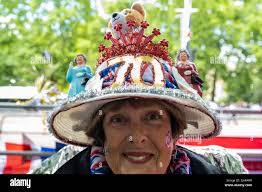 Royal superfan Donna Werner, from the US, puts