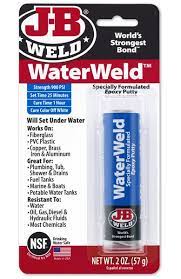 Jb Waterweld Jb Weld Seal Leaks Epoxy Putty Weld