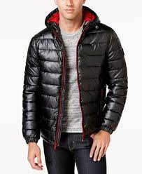 Cole Haan Men S Faux Leather Puffer Coat Reviews Coats Jackets Men Macy S Mens Jackets Leather Jacket Men Jackets Men Fashion