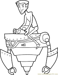 These free printable wild kratts coloring pages online will help build their natural interest in animals and excitement in science. Zachbots Coloring Page For Kids Free Wild Kratts Printable Coloring Pages Online For Kids Coloringpages101 Com Coloring Pages For Kids