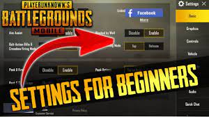 Pubg Mobile Basic Settings For Beginners Youtube