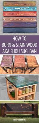 comment bruler et teindre le bois aka shou sugi ban woodwork design staining wood wood projects carpentry projects