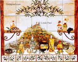 Yazi stair stickers decals peel and stick viny tile backsplash stair brick pattern stair riser refurbished stair treads decals removable staircase murals christmas decorate 7''w x 39''l. Italian Tile Backsplash Kitchen Tiles Murals Ideas