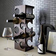 Woodinville 8 Bottle Wine Rack In Bar Accessories Crate And Barrel Cremalheiras De Vinho De Madeira Adega De Madeira Porta Vinho
