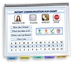 Free Shipping Pictures Words Communication Flip Chart For