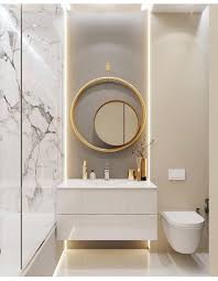 Gold Marble Taupe Modern Bathroom Modern Bathroom Marble Bathroom Designs Modern Bathroom Design