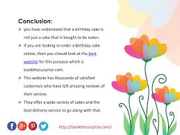 Home presentation quotes & speeches opening speech samples for presentations. Ppt Birthday Cake Online Ordering Has Made It More Than Just A Cake Powerpoint Presentation Id 7548288