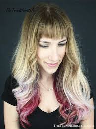 1000 x 1000 jpeg 194 кб. Purple Highlights For Blondes 40 Ideas Of Peek A Boo Highlights For Any Hair Color The Trending Hairstyle