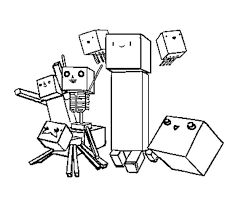 Minecraft is a game that kids love to play, and minecraft coloring pages are the perfect way for them to express their creativity. Printable Minecraft Coloring Pages Minecraft Coloring Pages Online Coloring Pages Printable Coloring Pages