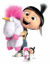 Agnes And Fluffy Unicorn Despicable Me 3 Cardboard Cutout Standee Stand Up Minions Cardboard Cutout Despicable Me