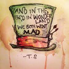 And In The End In Wonderland We Both Went Mad Lyrics From Wonderland By Taylor Wonderland Taylor Swift Alice And Wonderland Quotes Alice In Wonderland