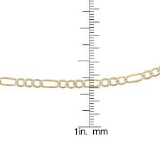 Check spelling or type a new query. 14k Italian 3mm Pave Figaro Gold Chain 18 24 Inch Overstock 12105592