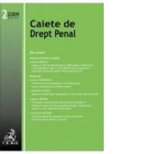 Informatiile despre cartea drept penal. Caiete De Drept Penal Nr 2 2009