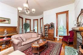 Classic Queen Anne Style Victorian Home Sitting Parlor Room With Turret Rounded Sitting Nook Luxury Homes Interior Victorian Homes House Interior