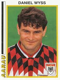 012 DANIEL WYSS # SUISSE FC.AARAU STICKER PANINI FOOTBALL 95