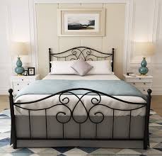 The send you a grip deck (looks like the rubbery. Antique Brown Vintage Sturdy Queen Size Metal Bed Frame With Headboard And Footboard Basic Bed Frame No Box Spring Needed Queen Bedroom Furniture Woodspacestudio Beds Frames Bases
