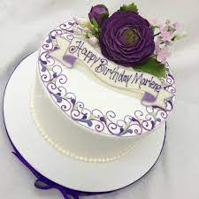 Download for free and share with your family members and friends. Classic Birthday Cake Design For A Classy Lady Desserts Cakes Birthday Happybirthday Purple Sweetsisters Cake Designs Birthday Birthday Cake Cake Design