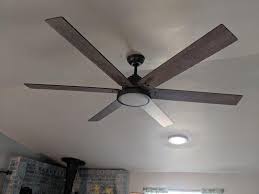 This farmhouse style ceiling fan with a led light features six reversible blades that are reminiscent of a windmill with rivet hardware attaching the blades to the. Hunter 70 Warrant Noble Bronze Ceiling Fan With Light Kit And Wall Control Walmart Com Walmart Com