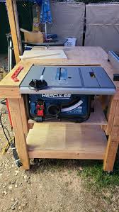 10 In 15 Amp Compact Job Site Table Saw In 2020 Woodworking Table Plans Table Saw Table Saw Fence