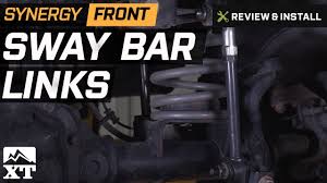 How do you replace a sway bar link? Jeep Wrangler Synergy Front Sway Bar Links Review Install Youtube