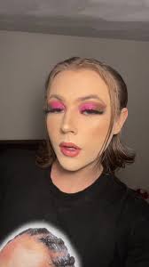 Gay Guy Wearing Lashes