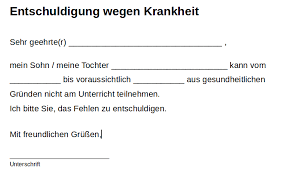 Ein mythos, sagt arbeitsrechtler alexander birkhahn. Entschuldigungen Fur Die Schule Fertige Texte