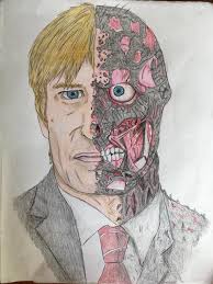 The Dark Knight Two Face Drawing By Justmeandmydraws On Deviantart Buy original art worry free with our 7 day money back guarantee. the dark knight two face drawing by