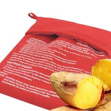 It may be served with fillings and condiments such as butter, cheese, sour cream, gravy, baked beans or even ground meat. 1pc Washable Microwave Potato Bag Baked Potato Pack For Oven Quick Fast Steam Pocket In 4 Minutes Easy Cooking For Kitchen Use Baking Pastry Tools Aliexpress