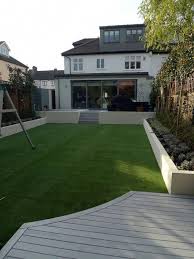 Modern Minimalist Garden Design Low Maintenance High Impact Garden Design Raised White Wall Beds Grey Minimalist Garden Modern Garden Design Back Garden Design