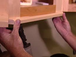 I assume the 1/4x1/2 trim was put on before the trim on bottom of cabinet? How To Replace Kitchen Cabinets How Tos Diy