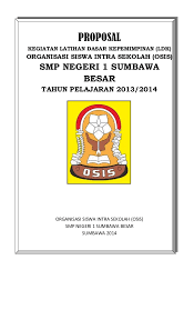 20 tahun 2003 tentang sistem pendidikan nasional 3. Proposal Ldks Smp