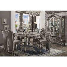 Free nationwide delivery acme furniture dining room sets with free delivery to 48 states need help choosing acme furniture dining room sets ? Versailles Counter Dining Room Set Antique Platinum By Acme Furniture 1 Review S Furniturepick