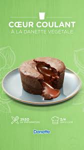 Cœur Coulant A La Danette Vegetale Recette Dessert Recette Dessert Pomme Idee Recette Dessert