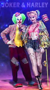 Joker and harley quinn's relationship summed up in an adorable image. Joker And Harley Quinn Wallpaper Ghantee Com Ghantee