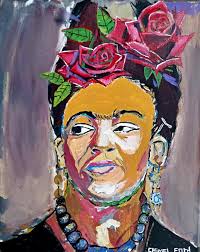 Her Strength Was More Than His Universe Could Take. (24x12 acrylic