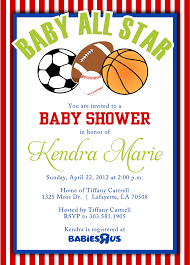 Cool Free Template Sport Themes Baby Shower Invitations Sports Baby Shower Invitations Basketball Baby Shower Invitations Baby Shower Invitations Design