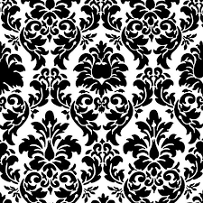 Black And White Wall Stencil Designs Freebie 1 Gorgeous Damask Invitations Damask Stencil Damask Invitations Damask Wallpaper