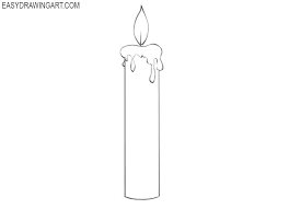 How To Draw A Candle Easy Candle Drawing Candle Drawing Doodles Candle Sketch