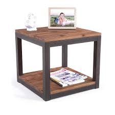 Care Royal Vintage Industrial Farmhouse 19 7 End Side Table Night Stand With Storage End Tables With Storage Farmhouse Style Coffee Table Farmhouse End Tables