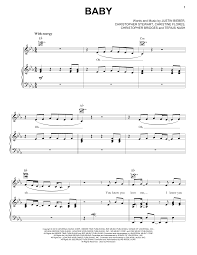 Justin Bieber Baby Feat Ludacris Sheet Music Download Pdf Score 425970