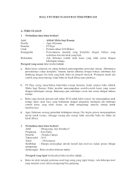 Check spelling or type a new query. Soal Uts Teks Ulasan Dan Teks Persuasi Kelas Viii Smp