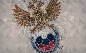 Download Wallpapers Russia National Football Team 4k Geometric Art Logo Gray Abstract Background Uefa Europe Emblem Russian Federation Football Grunge Geometric Art Art Logo Abstract Backgrounds