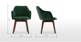 Lodgecraft has been assembling the highest quality office furniture and has strong relationships with some of the nation's leading furniture manufacturers since 1988. Lule Office Chair Pine Green Velvet Made Com Green Velvet Chair Velvet Dining Chairs Pine Dining Chairs