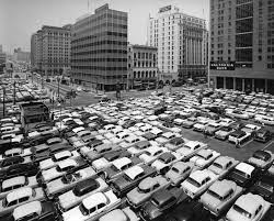 A parking lot (american english) or car park (british english), also known as a car lot, is a cleared area that is intended for parking vehicles. Vintage Parking Lots Back When Cars All Looked So Different And Were Easy To Tell Apart Curbside Classic