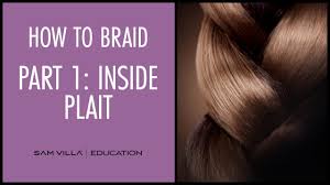 There are many interesting braiding techniques … How To Braid Hair Part 1 Inside Plait Youtube