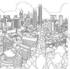 Wiele różnego rodzaju kwiatków i roślin w jednym. Kolorowanka Dla Fanow Architektury Fantastic Cities Coloring Book Coloring Pages Coloring Books