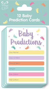At birth, the average baby weighs about 7.5 pounds — though the range of normal is between 5.8 and 10 pounds. Baby Shower Game Pack Of 12 Baby Prediction Cards Guess The Weight Date Amazon Co Uk Kitchen Home