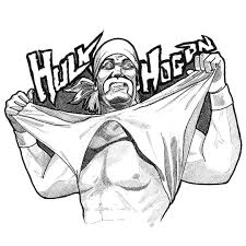 Raw 2010, wwe smackdown vs. Wrestling Hulk Hogan Coloring Pages Coloring And Drawing